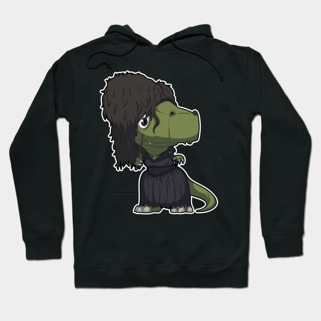 Dino crazy witch Hoodie by DinoTropolis